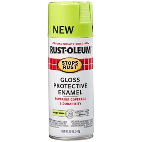 12 OZ Stops Rust Protective Enamel Spray Paint - Gloss Willow Green