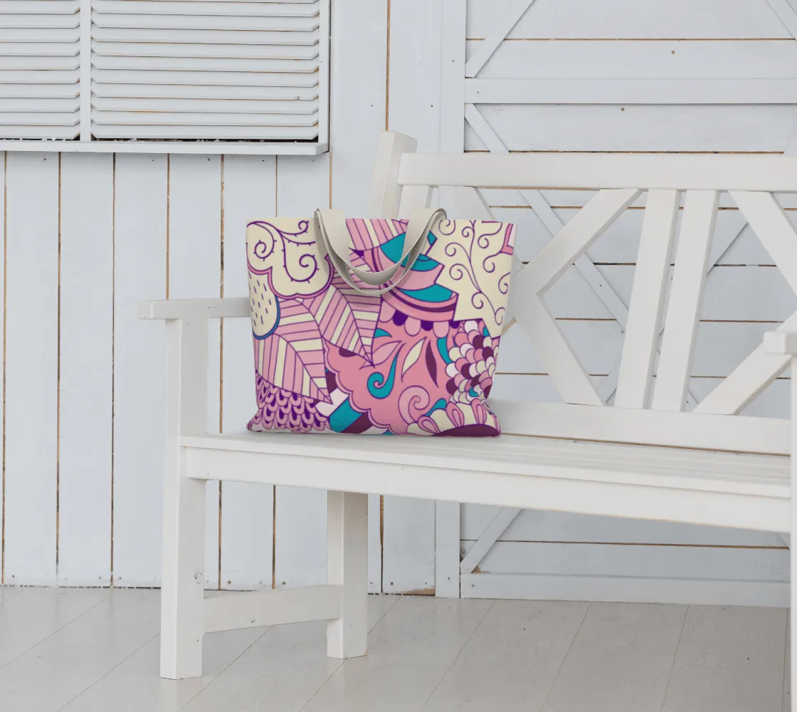 Antina Canvas Carry All Tote Bag