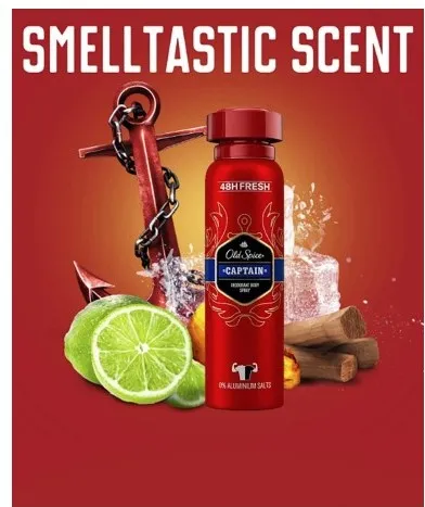 Captain Deodorant Body Spray 150 ml