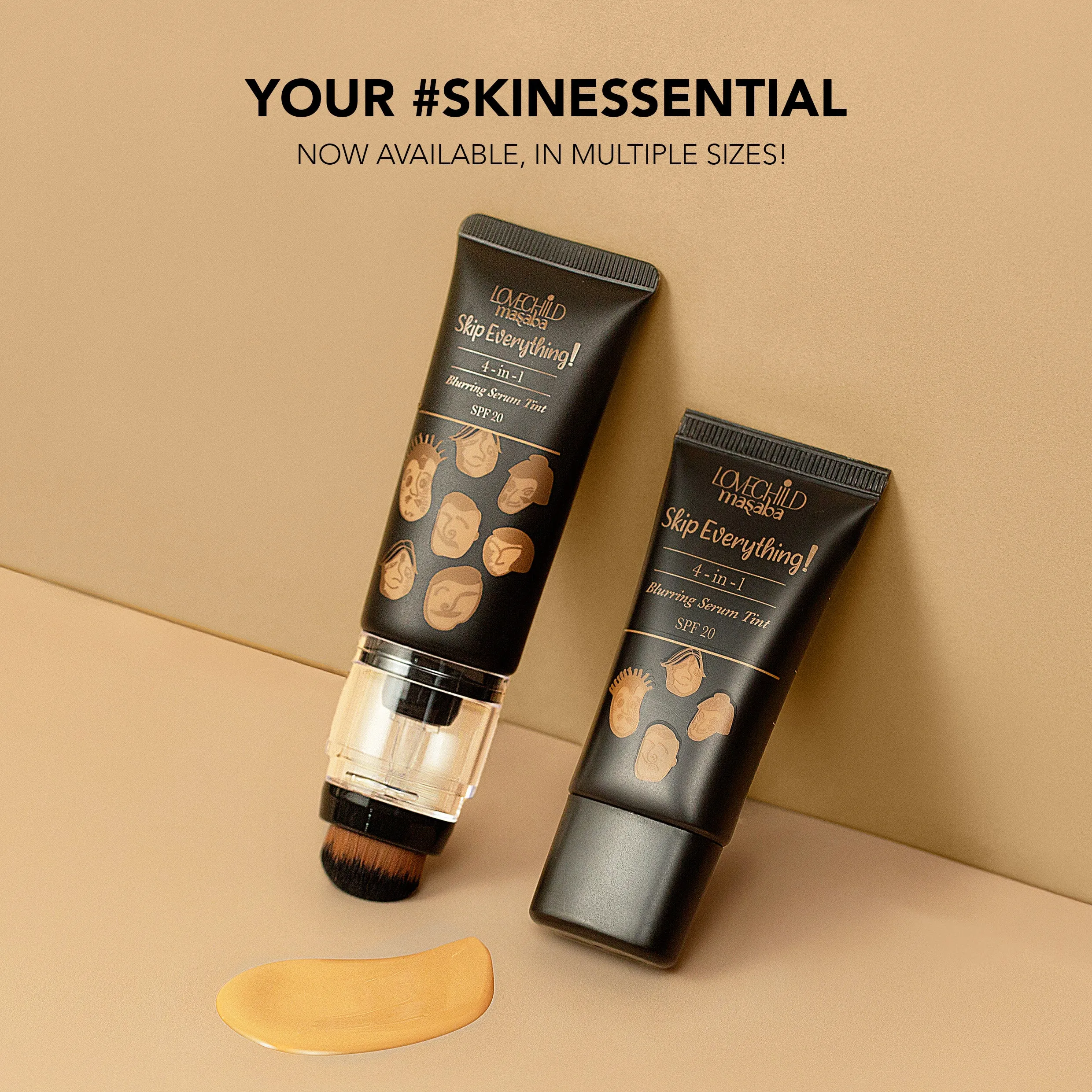 Delicate Darling - Skip Everything Blurring Serum Skin Tint Without Brush 4-in-1 Benefits