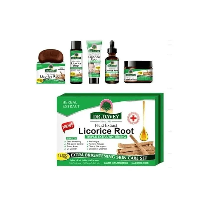 Dr Davey Licorice Root Extra Brightening Skin Care Set