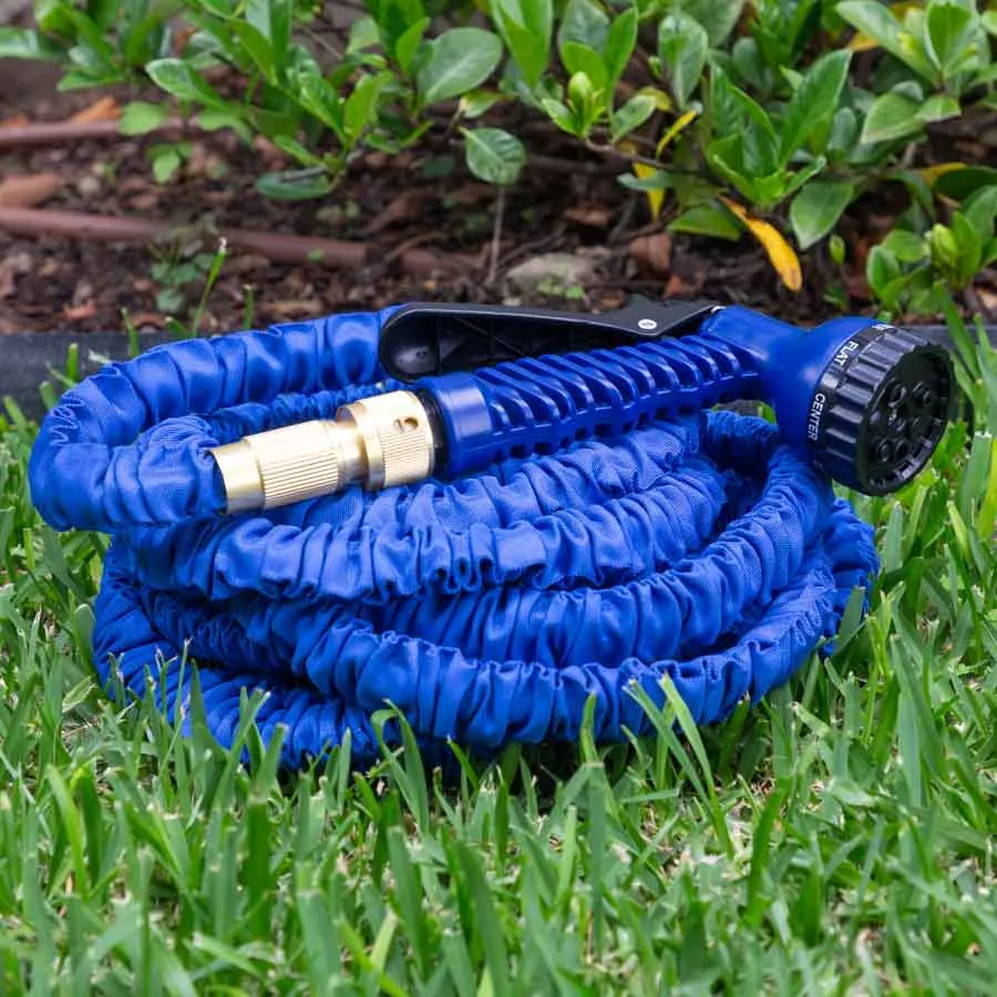 Expandable Garden Hose 7 Spray Modes and Brass Connectors