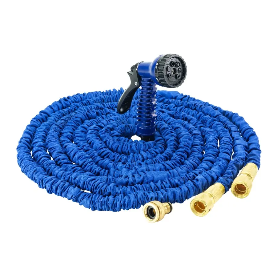 Expandable Garden Hose 7 Spray Modes and Brass Connectors
