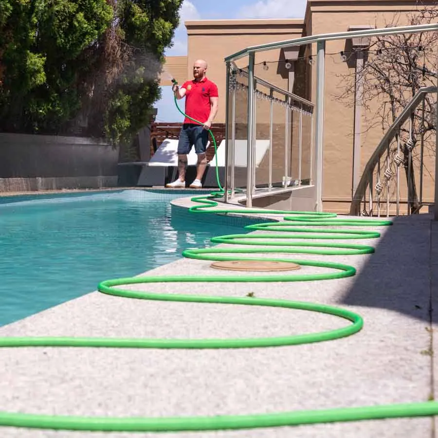 Expandable Garden Hose 7 Spray Modes and Brass Connectors