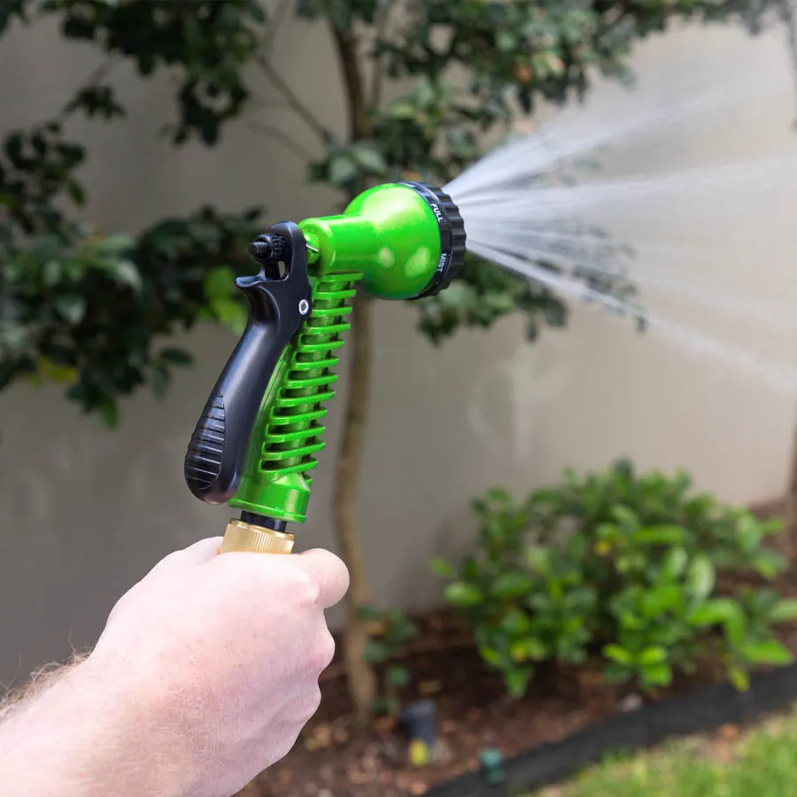 Expandable Garden Hose 7 Spray Modes and Brass Connectors