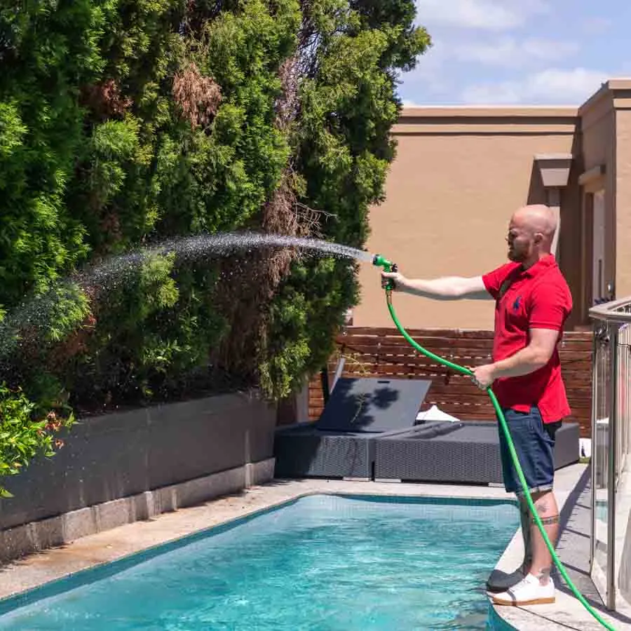 Expandable Garden Hose 7 Spray Modes and Brass Connectors