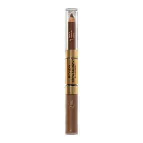 Eyebrow Gel & Pencil by Revlon, ColorStay Brow Fantasy 2-in-1 Eye Makeup, Longwearing with Precision Tip, 105 Brunette, 0.04 Oz