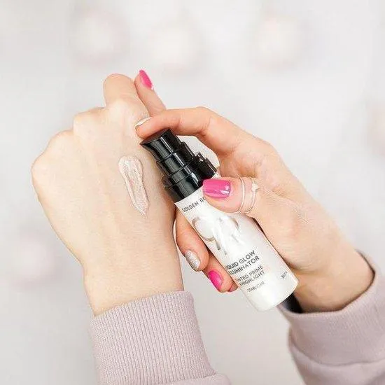 Golden Rose Liquid Glow Illuminator Liquid Primer & Highlighter