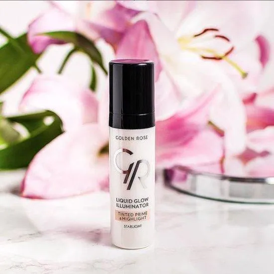 Golden Rose Liquid Glow Illuminator Liquid Primer & Highlighter
