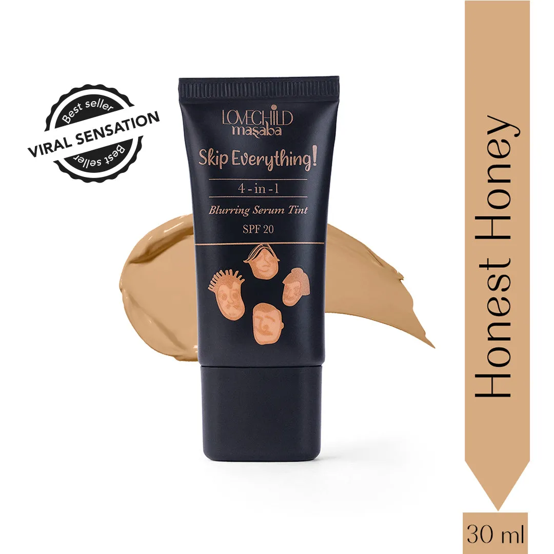 Honest Honey - Skip Everything Blurring Serum Skin Tint Without Brush 4-in-1 Benefits