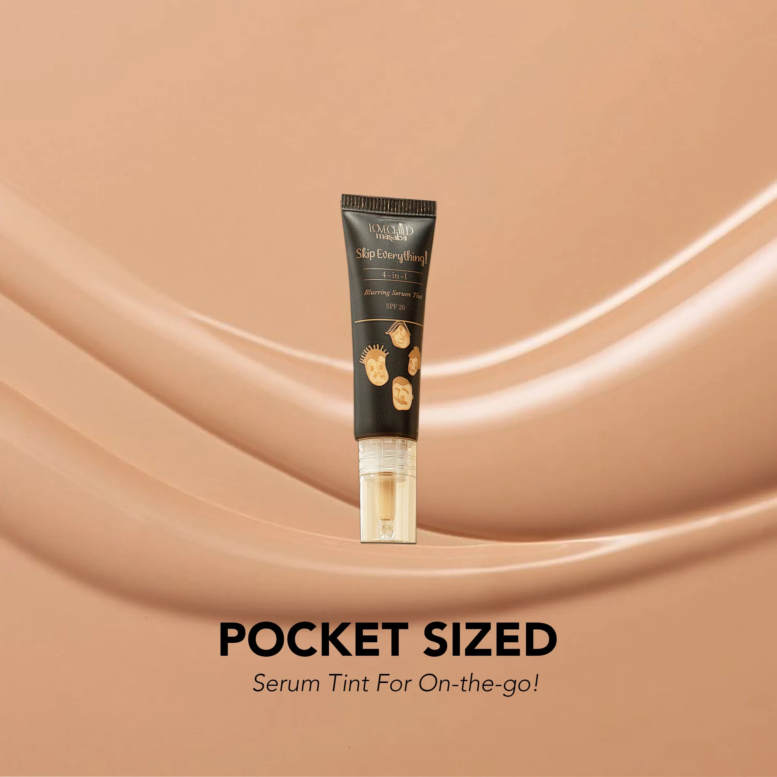 Honest Honey- Skip Everything Pocket Blurring Serum Skin Tint (10ml)  4-in-1 Benefits