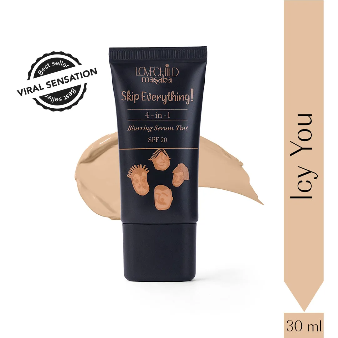 Icy You - Skip Everything Blurring Serum Skin Tint Without Brush 4-in-1 Benefits