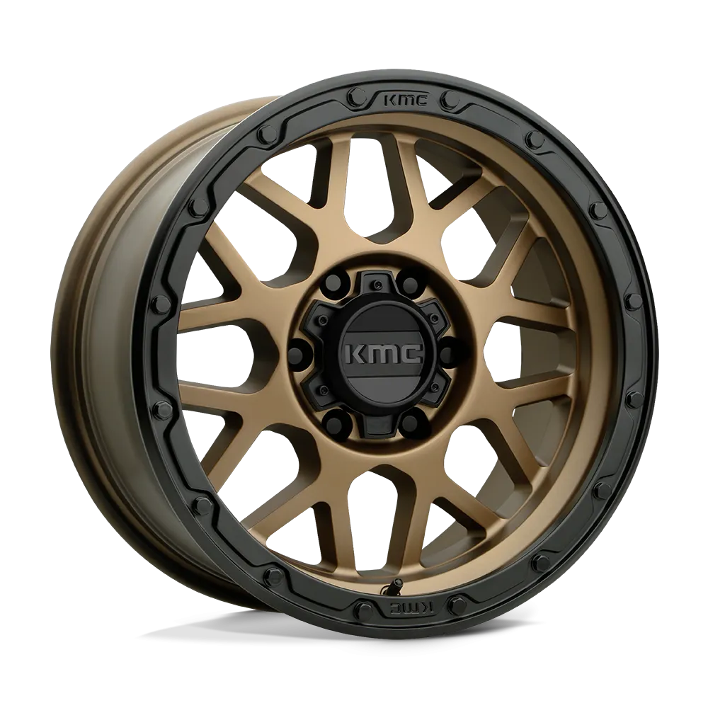 KMC KM535 Grenade Off-Road 18X8.5 5X127 0mm Matte Bronze Matte Black Lip