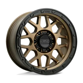 KMC KM535 Grenade Off-Road 18X8.5 5X127 0mm Matte Bronze Matte Black Lip