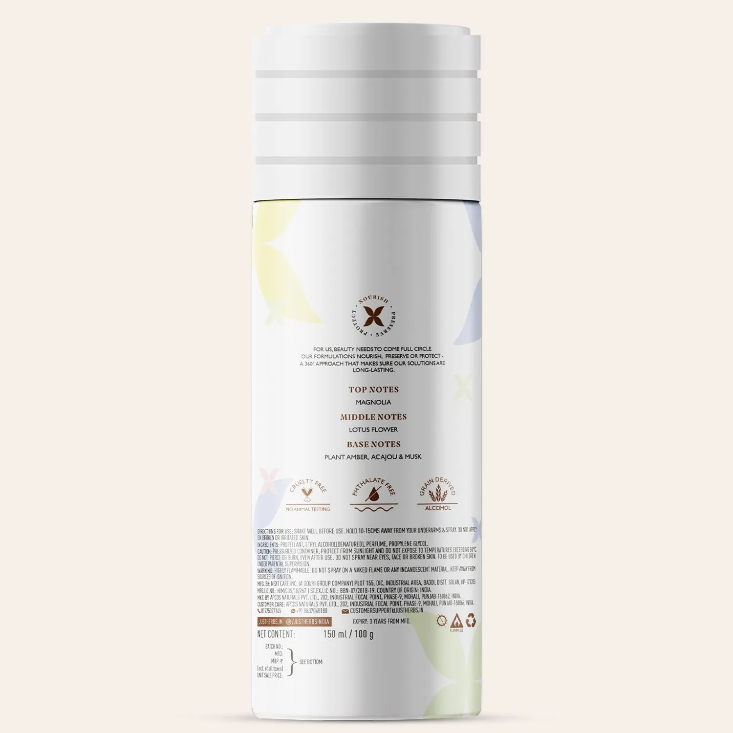 Long Lasting Floral Fiesta Deodorant Body Spray For Women