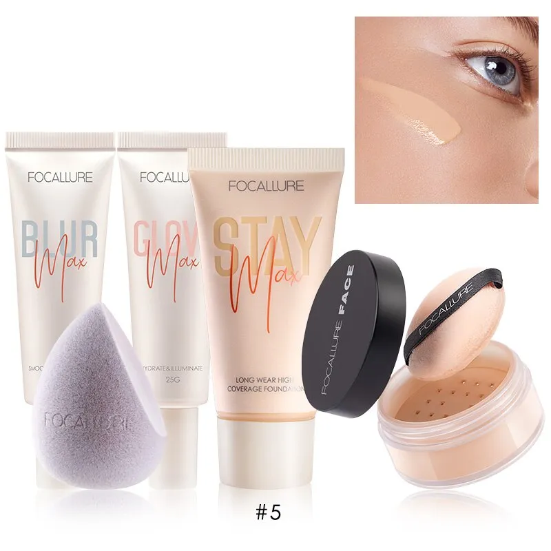 Makeup set Foundation Base Kit 5 Pcs