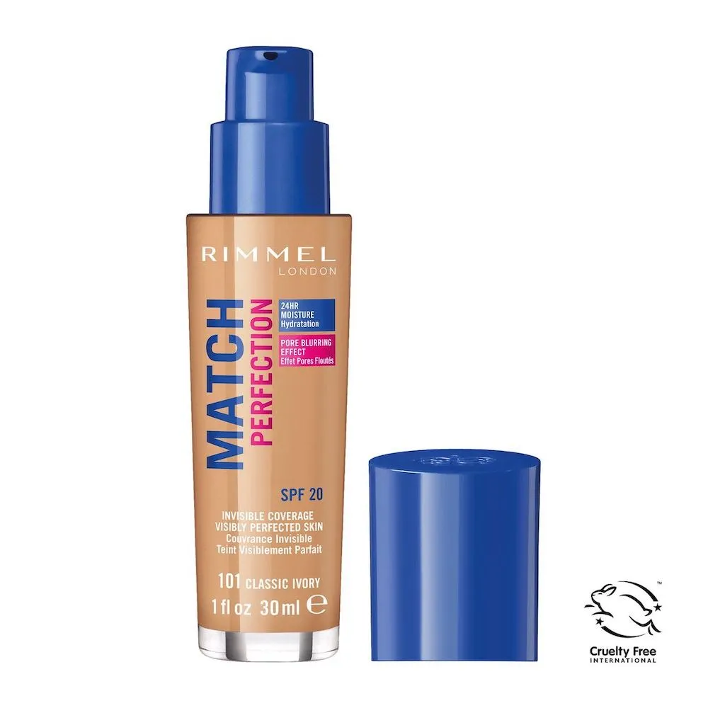 Match Perfection Foundation podkład dopasowujący się do cery 101 Classic Ivory SPF20 30ml