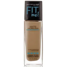 MAYBELLINE - Fit Me Matte   Poreless Foundation 128 Warm Nude - 1 fl. oz. (30 ml)