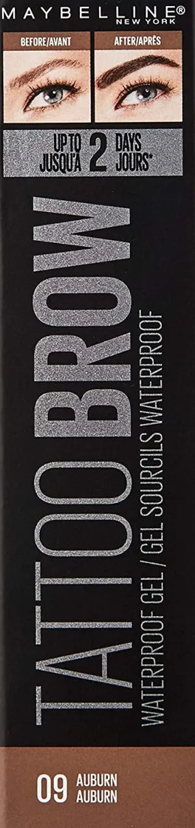 Maybelline Tattoo Brow Waterproof Gel 09 Auburn