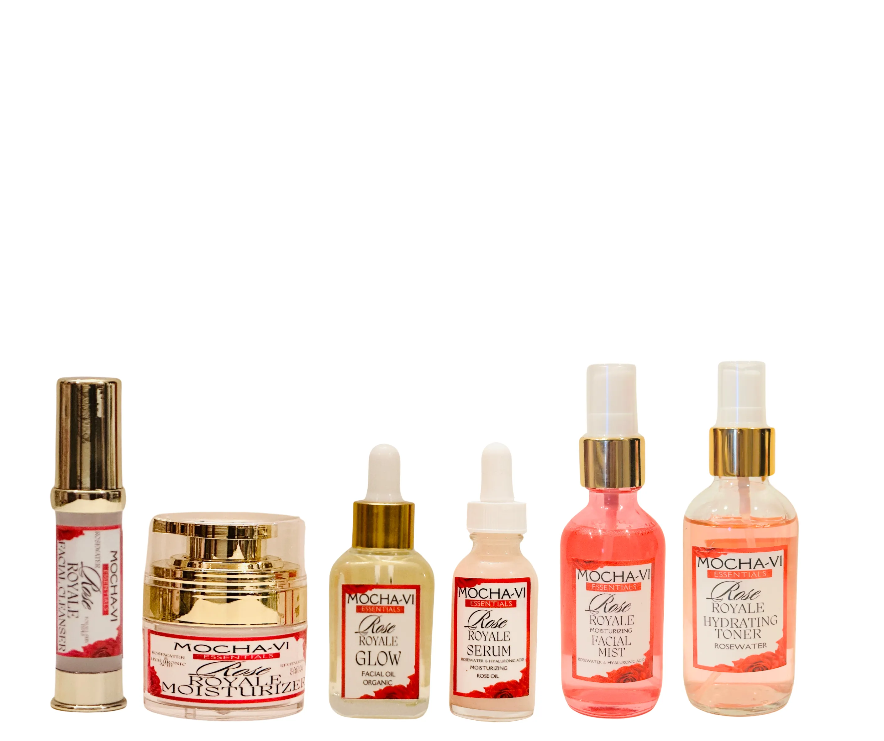 Mocha-Vi Essentials Rose Royale Skincare Bundle