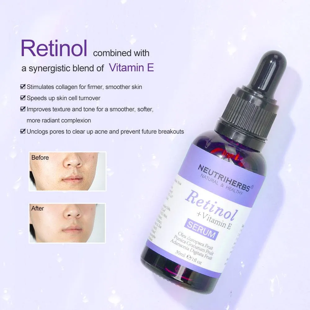 Neutriherbs® Retinol Cream And Serum Bundle For Acne & Aging & Oily Skin