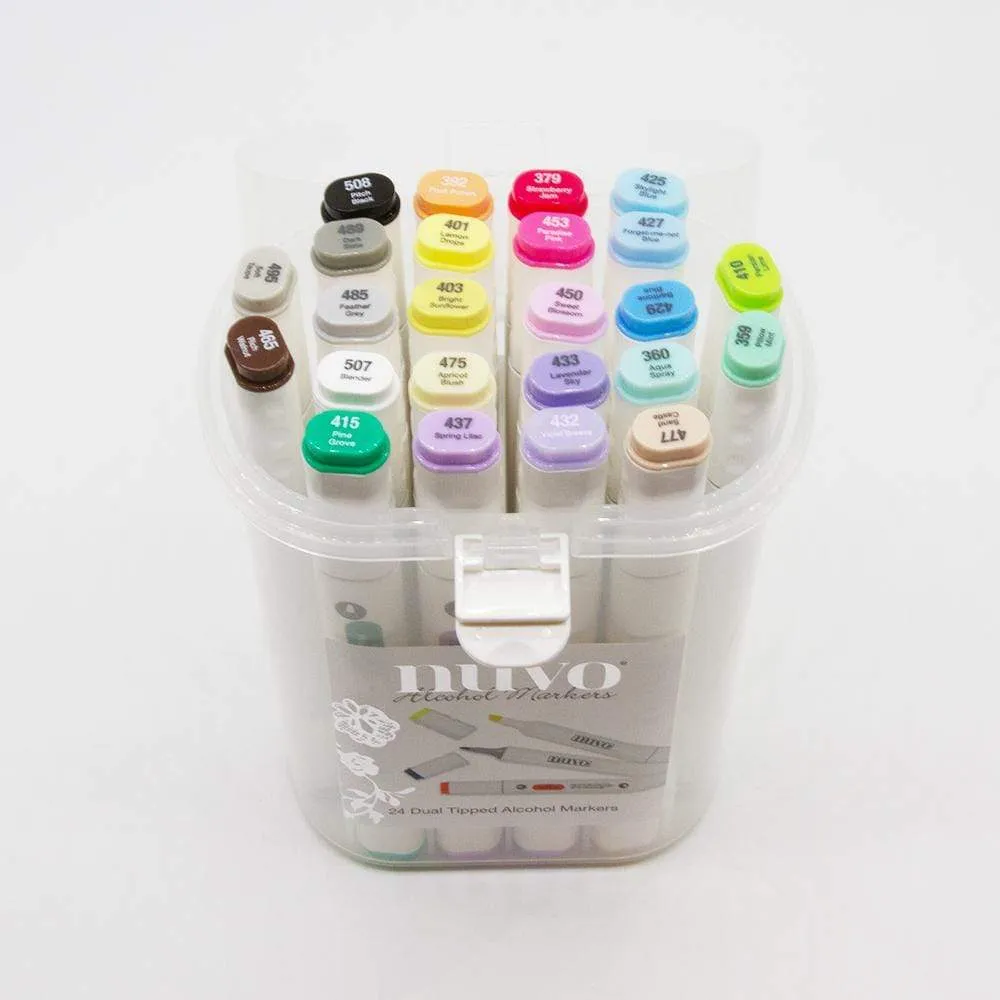 Nuvo - Marker Pen Collection - Essential Collection - 24 Pack - 350N