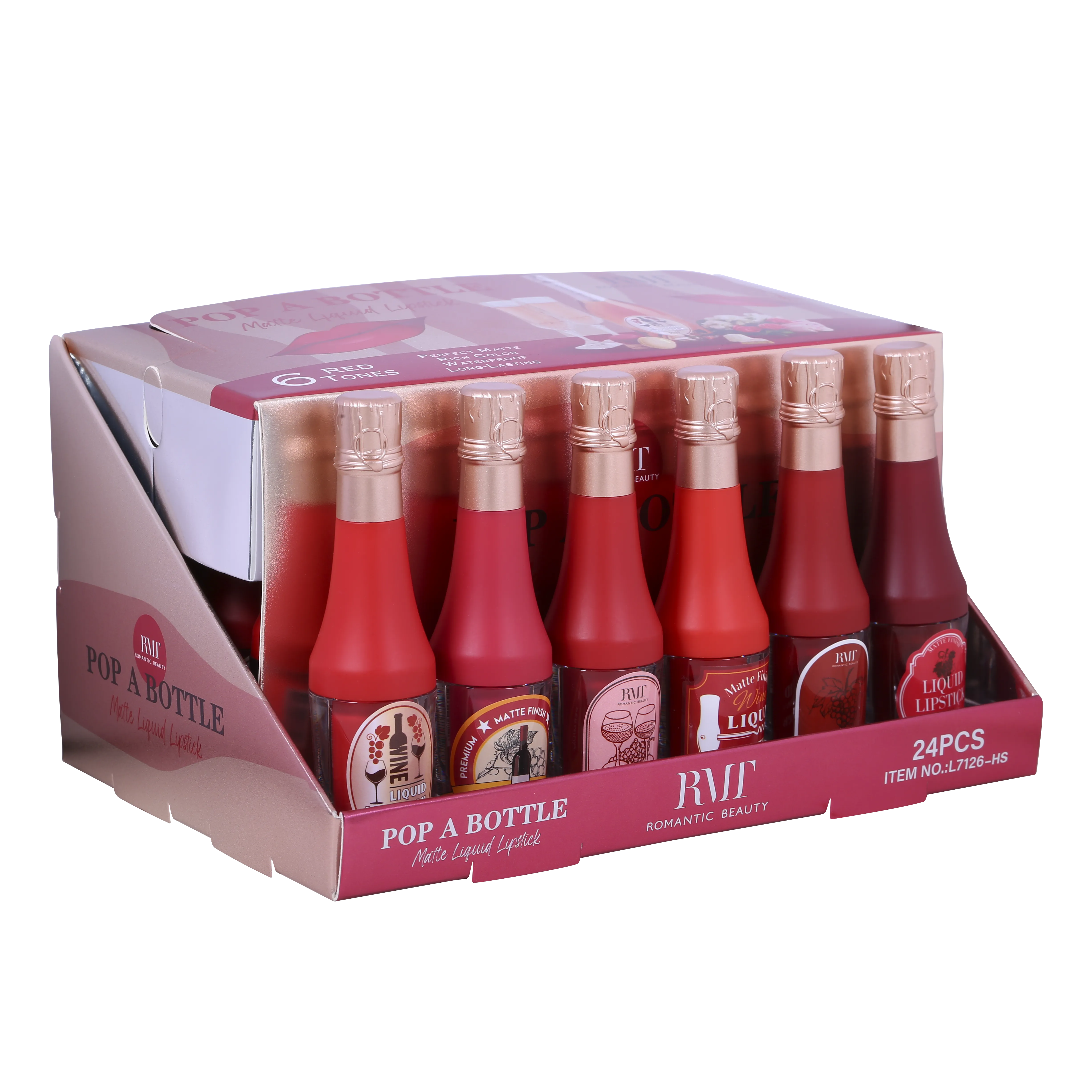 Pop a Bottle (Red) -  Matte Liquid Lipstick