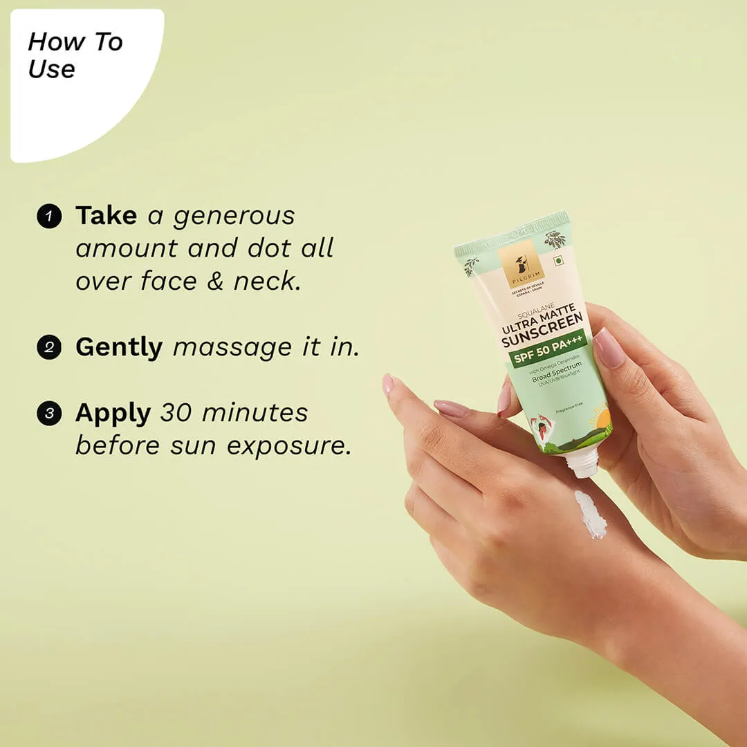 Squalane Ultra Matte Sunscreen SPF 50 PA   