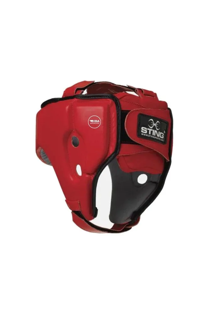 Sting IBA Approved Head Guard - Red