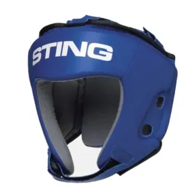 Sting IBA Competition Head Guard Blue