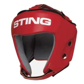 Sting IBA Competition Head Guard red