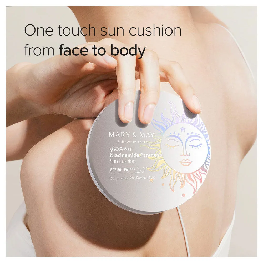 Vegan Niacinamide Panthenol Sun Cushion SPF50 /PA     [Skincare Deals 💯]