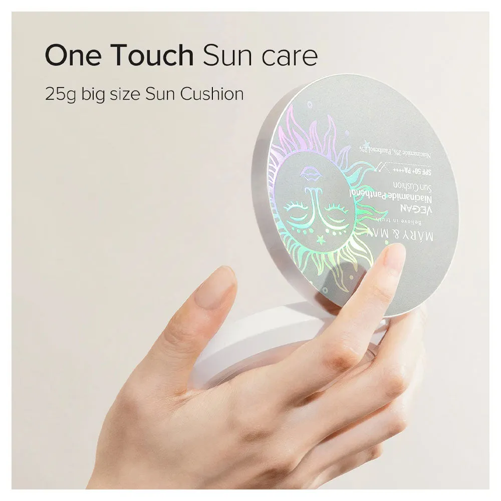 Vegan Niacinamide Panthenol Sun Cushion SPF50 /PA     [Skincare Deals 💯]