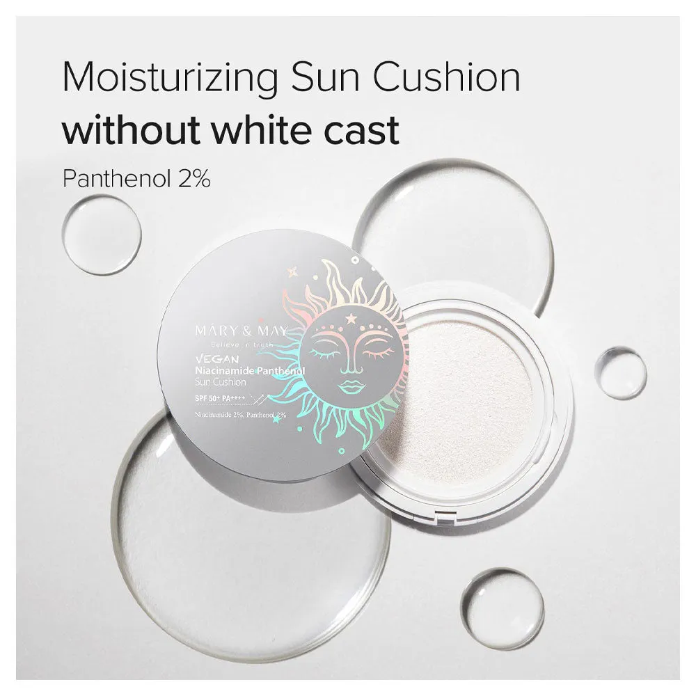 Vegan Niacinamide Panthenol Sun Cushion SPF50 /PA     [Skincare Deals 💯]
